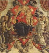 Francesco Botticini The Virgin and Child in Glory with (mk05) oil painting